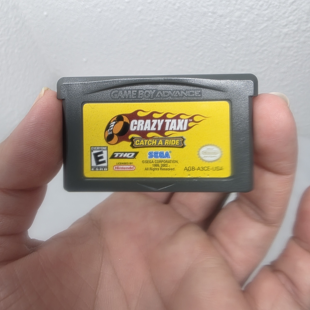 Crazy Taxi: Catch a Ride for Game Boy Advance - Gray Cartridge